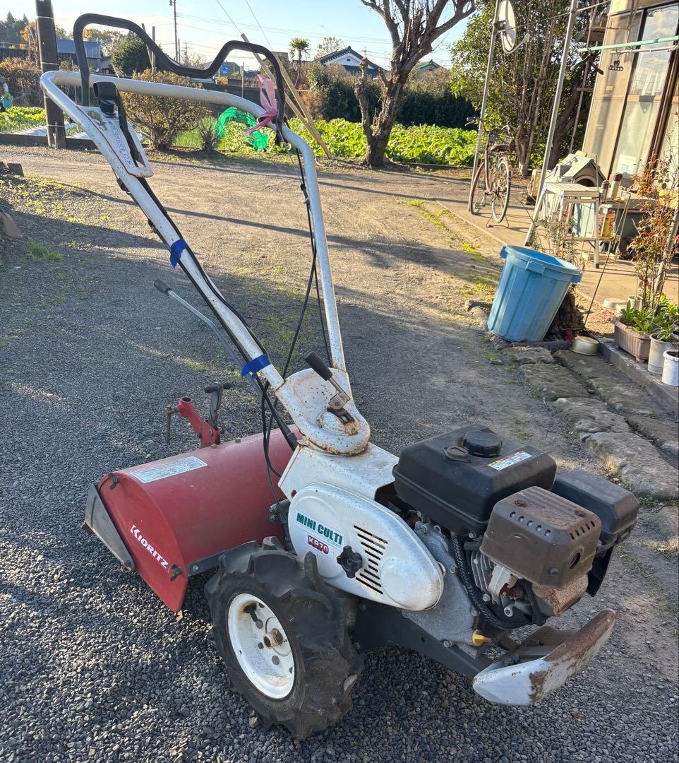 【案山子】 ※ジャンク品　三菱　耕運機　KR70