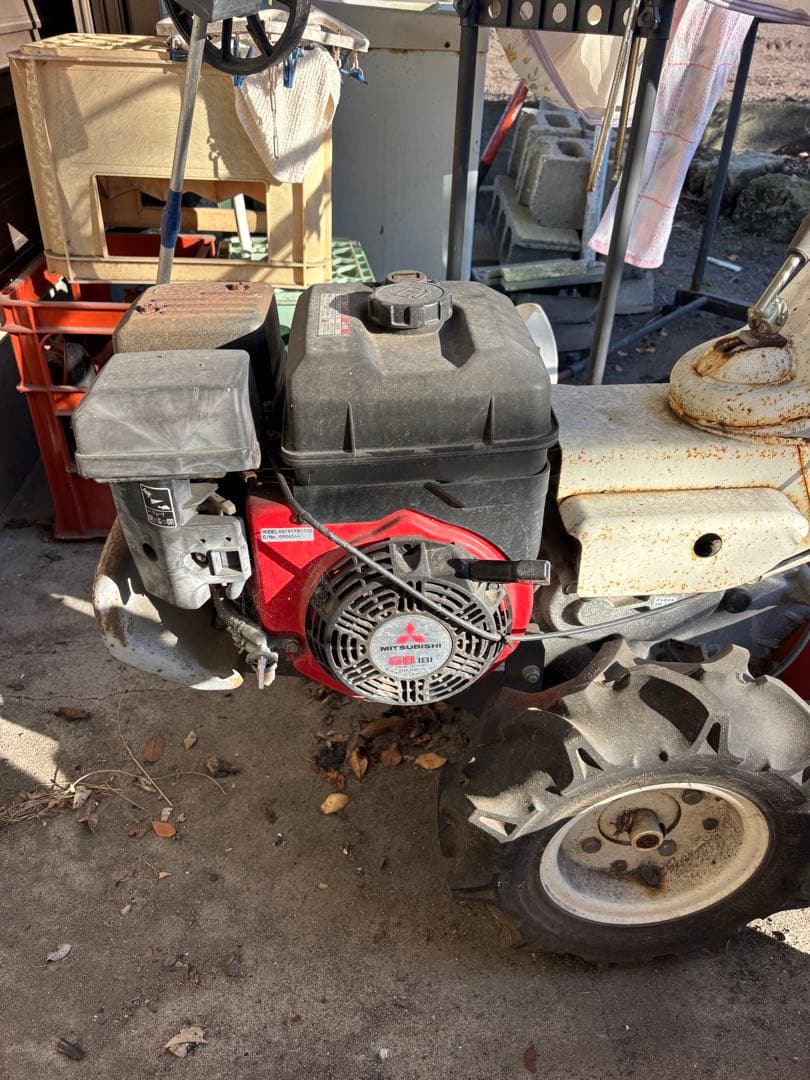 【案山子】 ※ジャンク品　三菱　耕運機　KR70