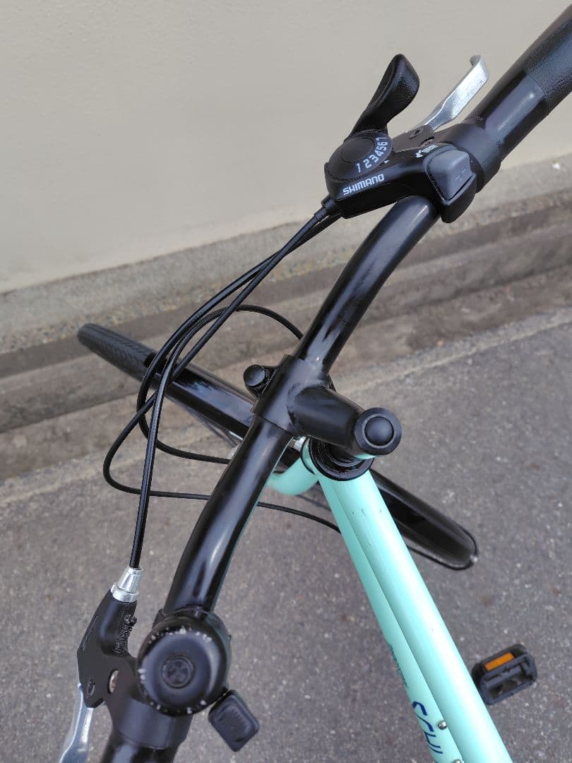 あさひ シュライン クロスバイク ミントグリーン 26インチ 自転車 美品 愛知