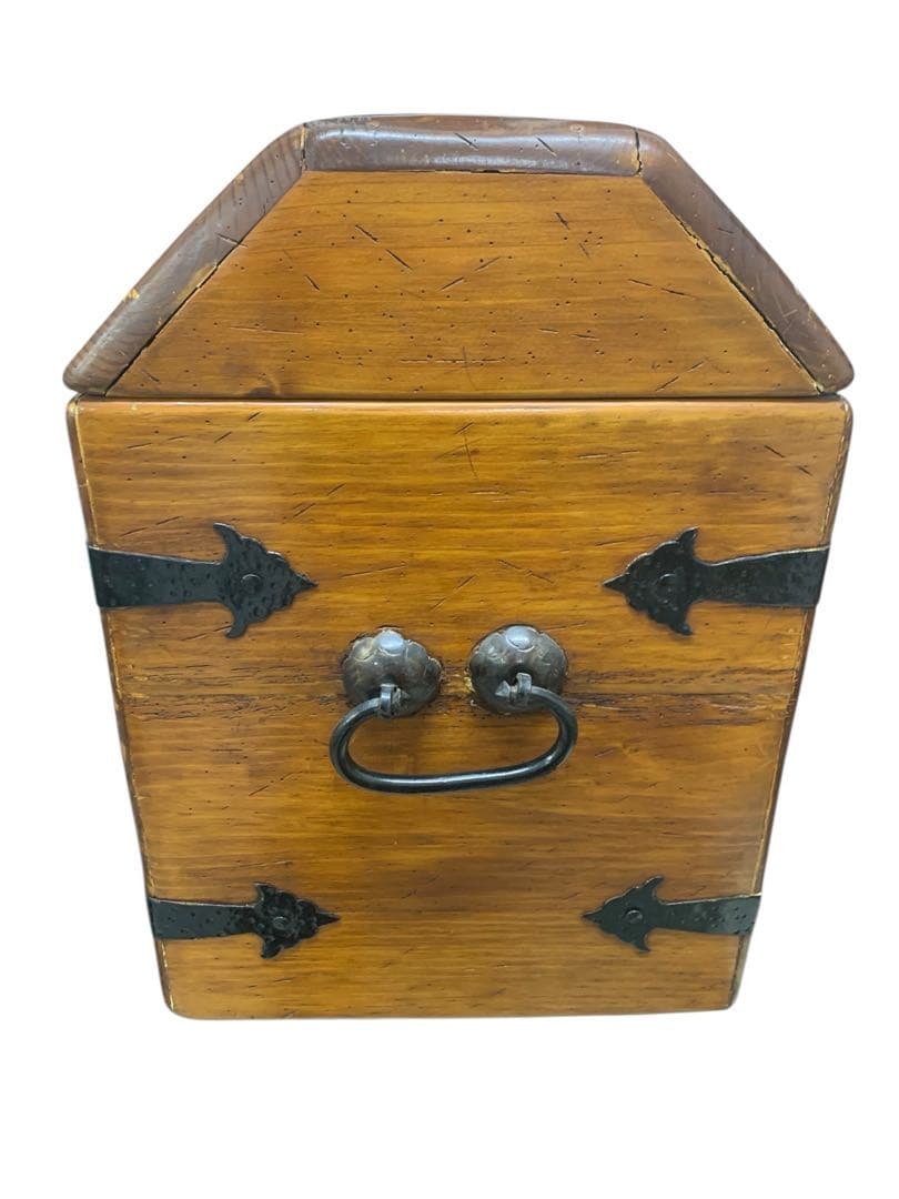 アンティーク風木製トランク 宝箱チェスト 収納ボックス インテリア