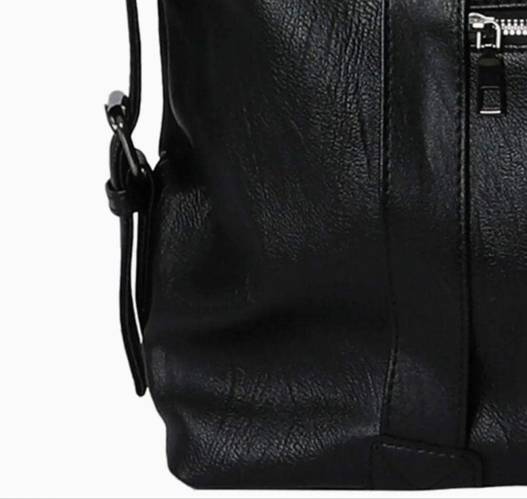 【すぐ発送】韓国 MUCENT ムセント プライムリンクルレザートートバッグ