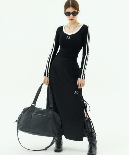 【すぐ発送】韓国 MUCENT ムセント プライムリンクルレザートートバッグ