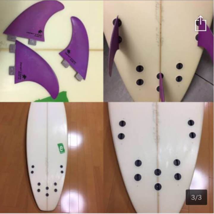 中古 SMAC surfboard 長さ6.6