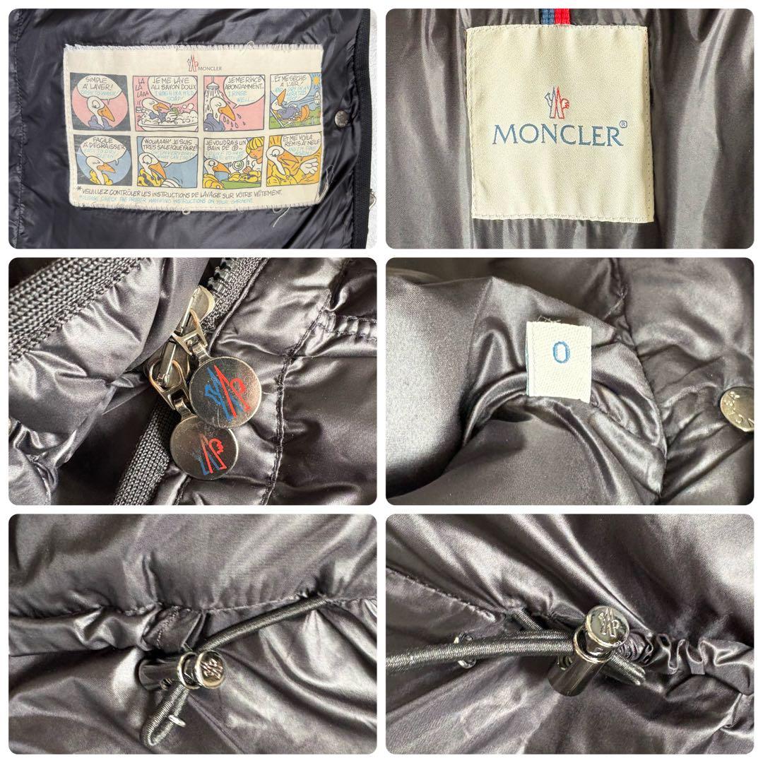 美品◆即完売品 MONCLER モンクレール エルミンヌ ダウンコート S 黒