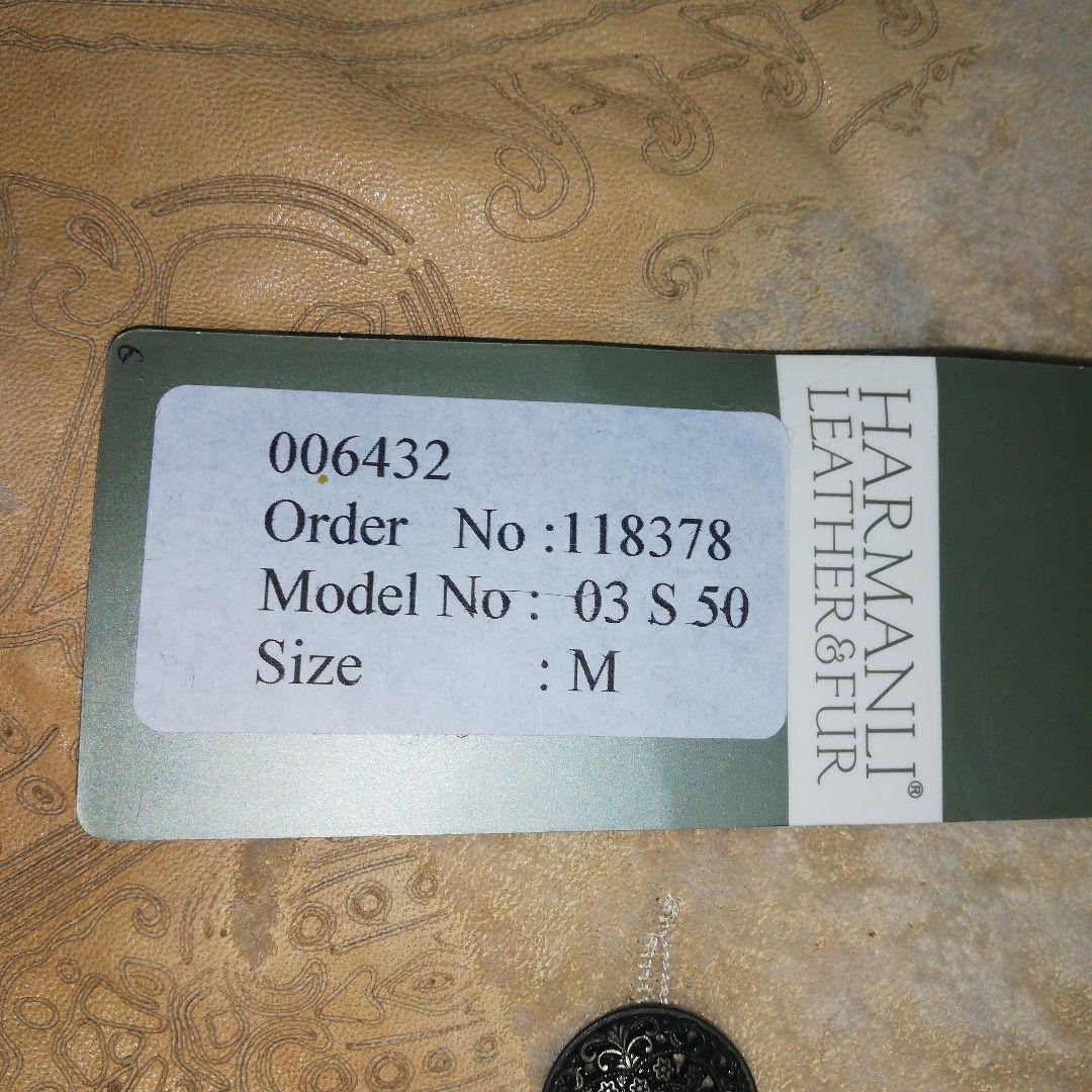 HARMANLI レザーコート ロングコート ロング丈 ペイズリー ファー 本革