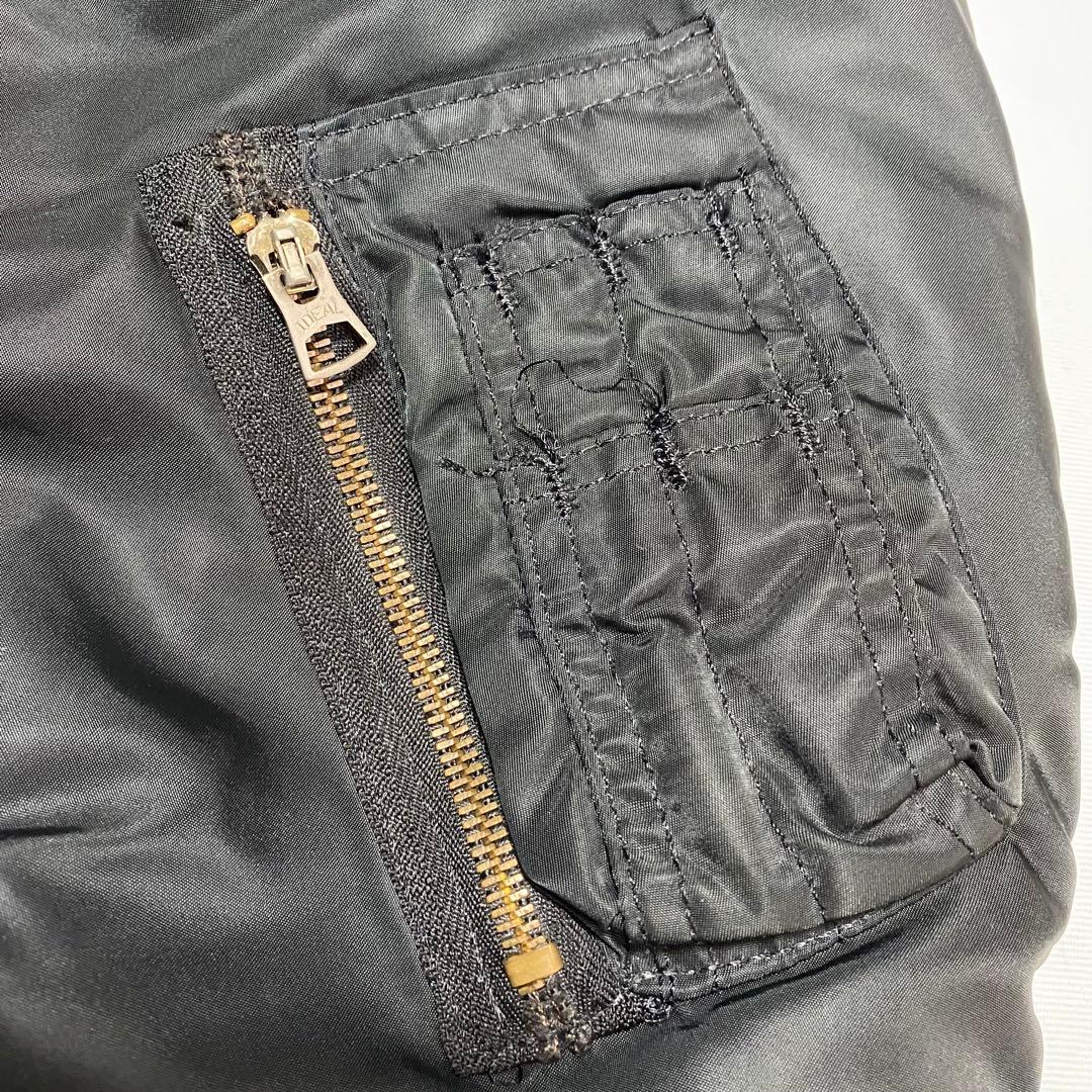 80s USA製 ALPHA MA-1 Flight Bomber Jacket