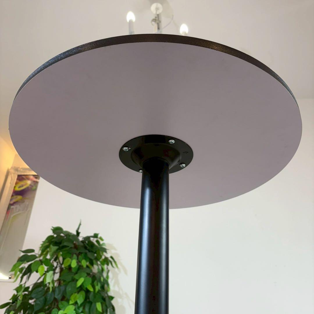 黒　カウンターテーブル　ハイテーブル　カフェテーブル　バーテーブル