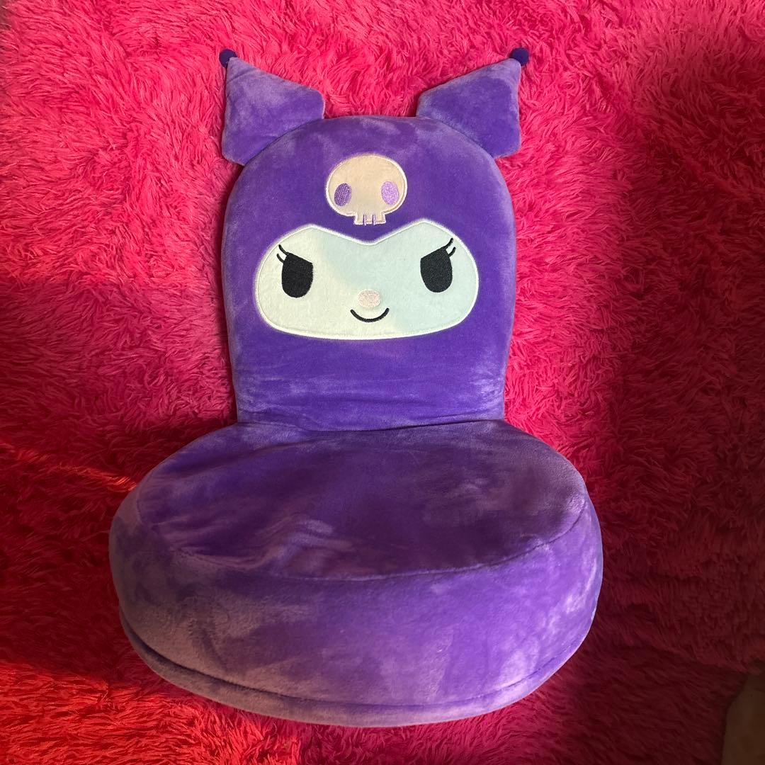 【日本限定品】新品未使用 Kuromi クロミコンパクト 座椅子