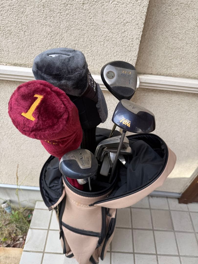 即コースデビュー可！豪華13点 中古ゴルフセット（23e SPORTバッグ付）