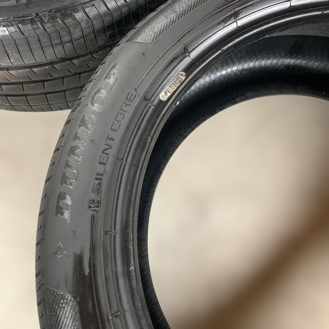 19インチタイヤ2本セット　ダンロップ　VEURO 245/45R19 中古品