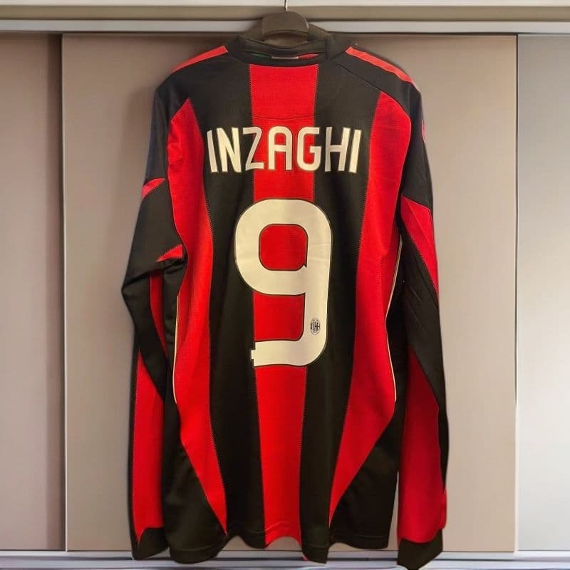 10-11 ACミラン INZAGHI インザーギ 9番 シャツ 長袖