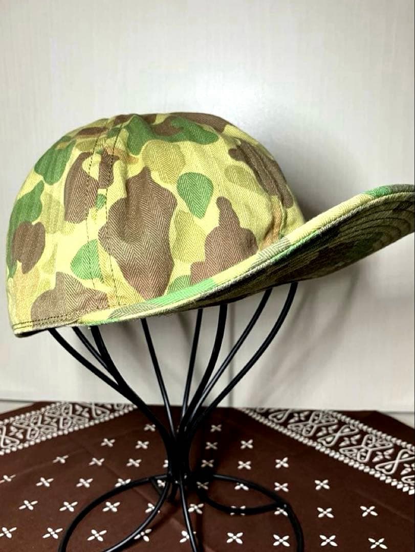 THE REAL McCOY'S フロッグスキン　CAP 迷彩キャップ　美品