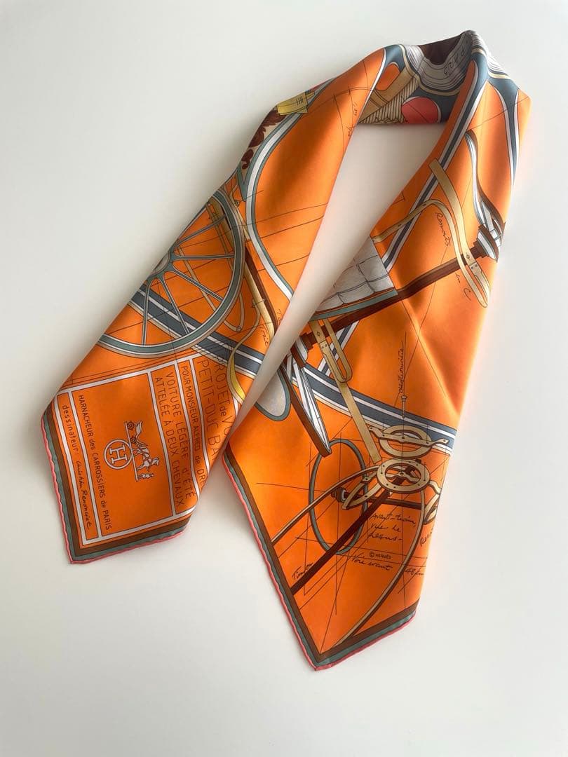 【エルメス】シルクスカーフ90㎝