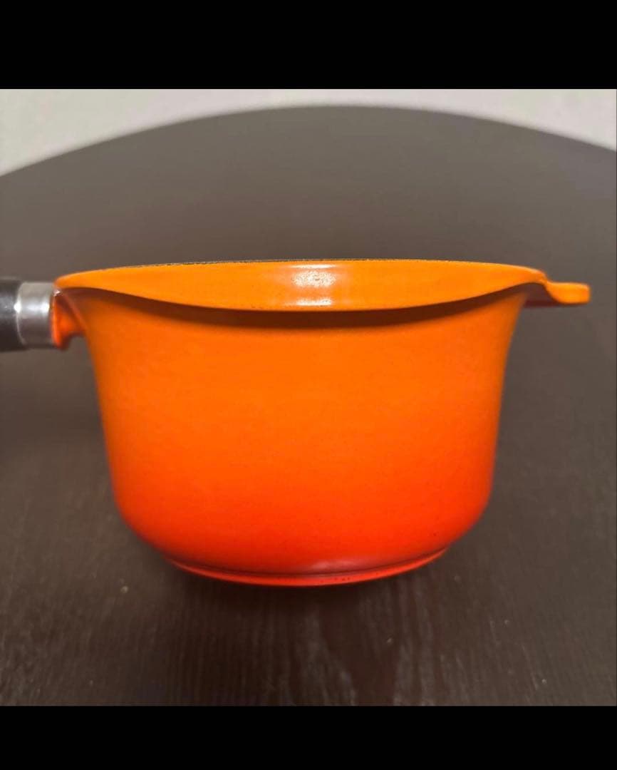 LE CREUSET　ルクルーゼ ソースパン オレンジ　片手鍋　16cm