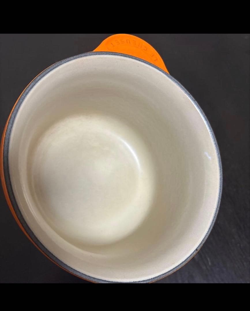 LE CREUSET　ルクルーゼ ソースパン オレンジ　片手鍋　16cm