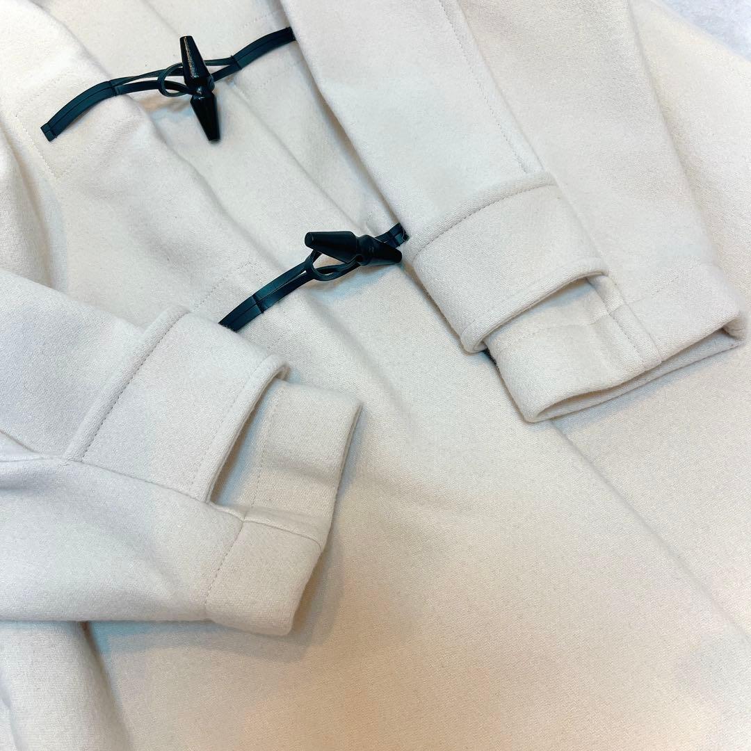 人気◆アンクレイヴ プルーフメルトンダッフルコート ロング丈◇オフホワイト 2