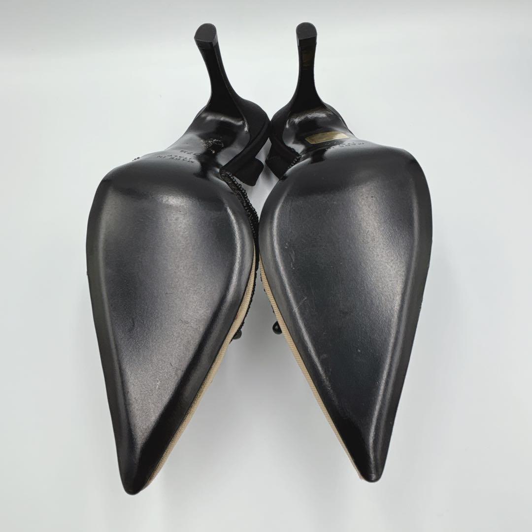 【美品】RENE CAOVILLA レネカオヴィラ ビジューハイヒール　パンプス