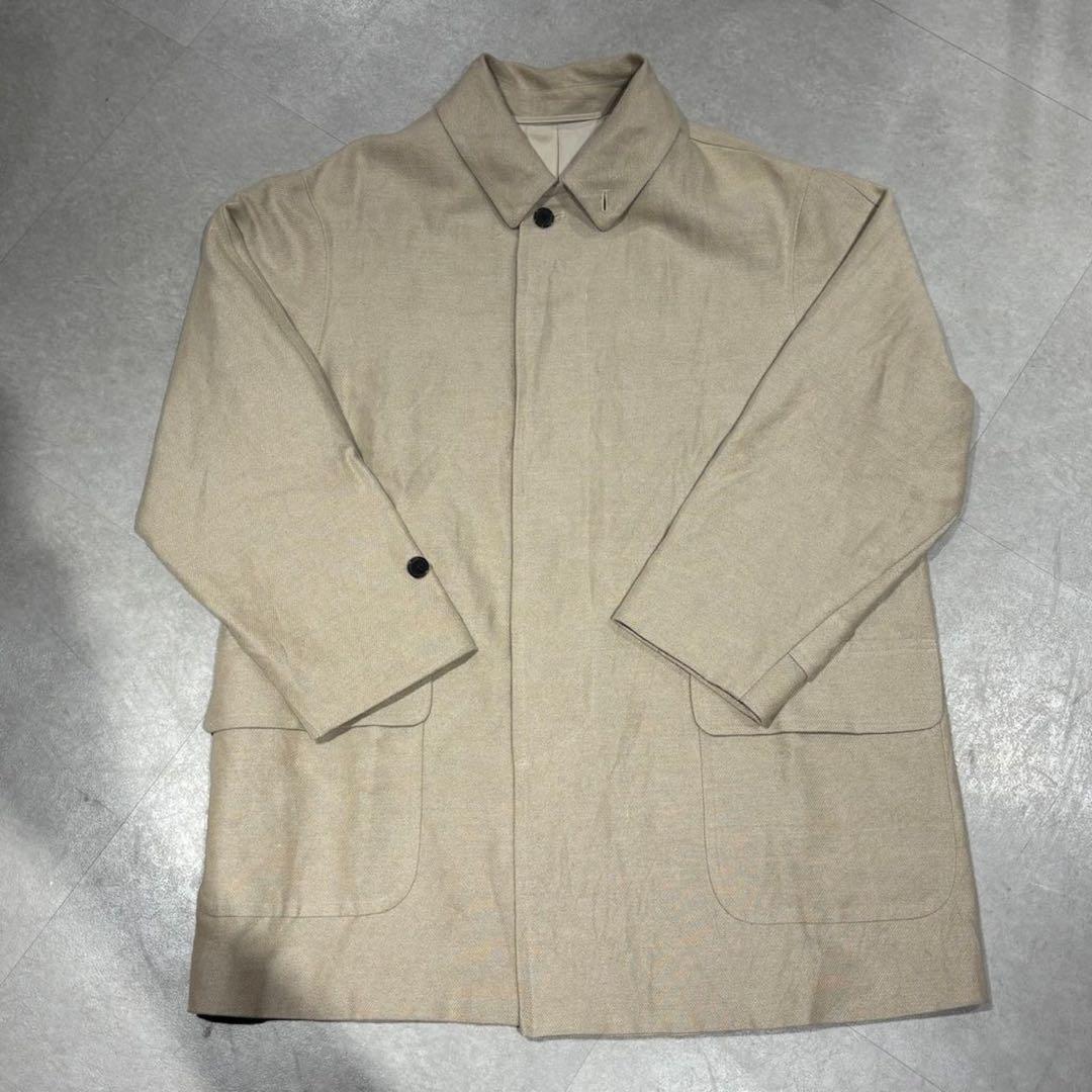 A.PRESSE アプレッセ 23SS Linen Half Coat サイズ3