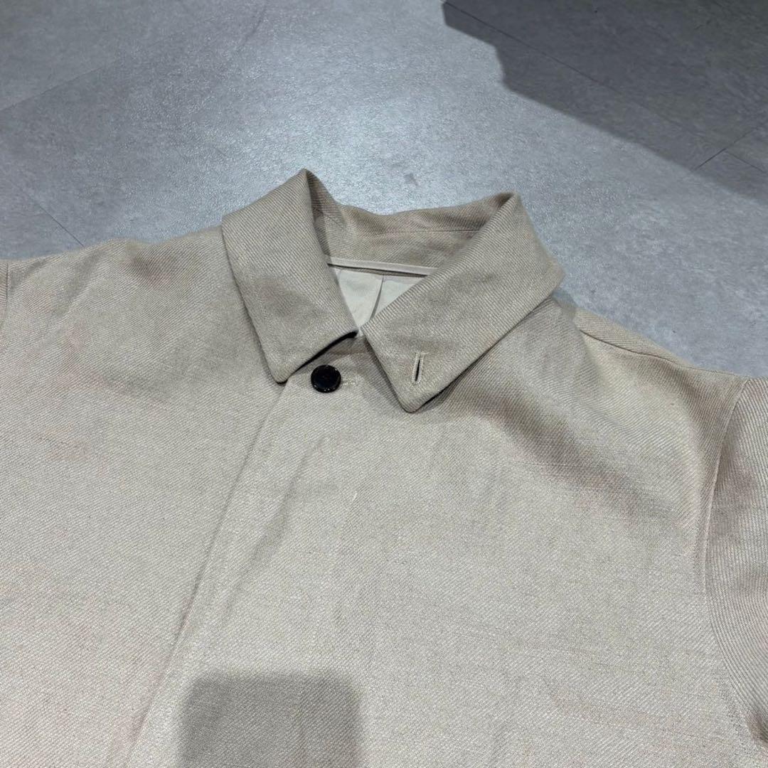 A.PRESSE アプレッセ 23SS Linen Half Coat サイズ3