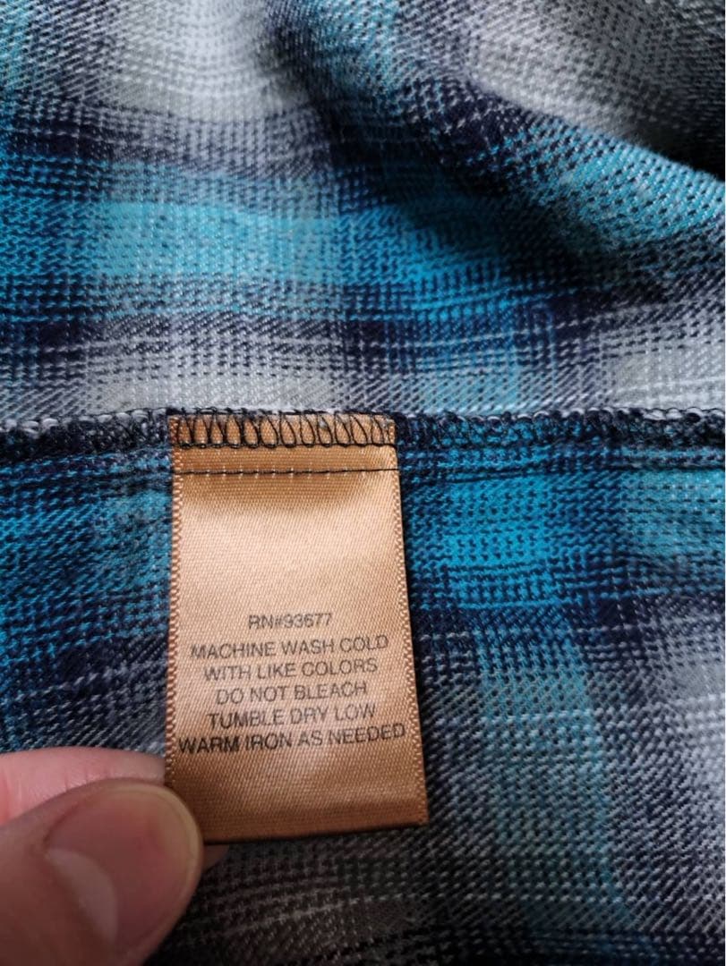 St. John's Bay オンブレ シャドー ネルシャツ Lセット売り