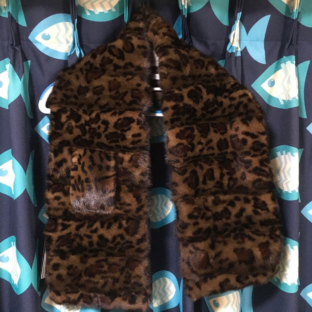 ももちゃん専用❗️ミンク❗️レオパード柄❗️マフラー❗️新品未使用更に値下実行‼️