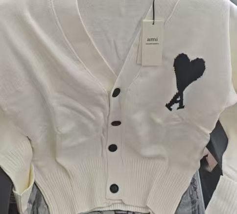 ✨Amiparis ニットセーターホワイト ポロニット M