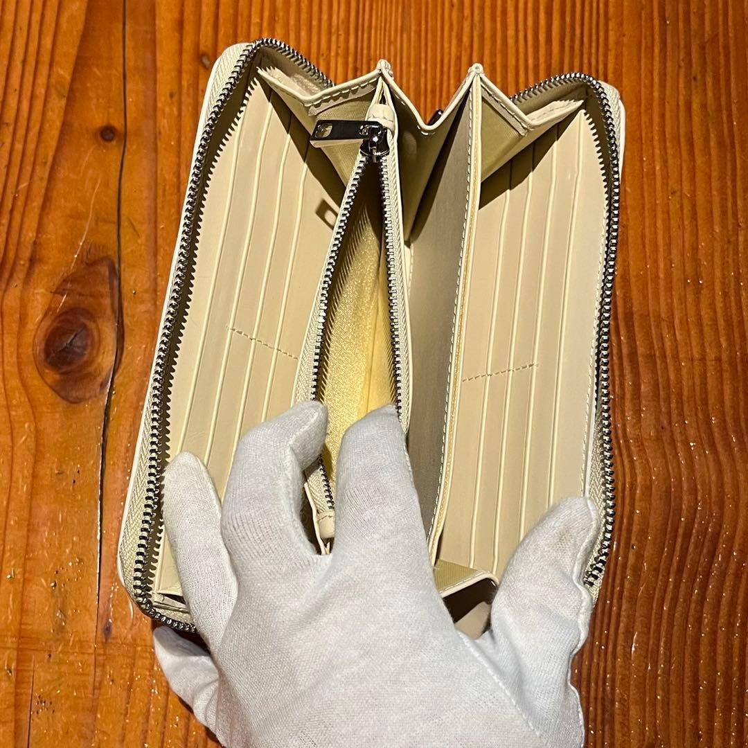 【新品・未使用】ヒマラヤクロコダイル　長財布　ラウンドファスナー　シャムワニ