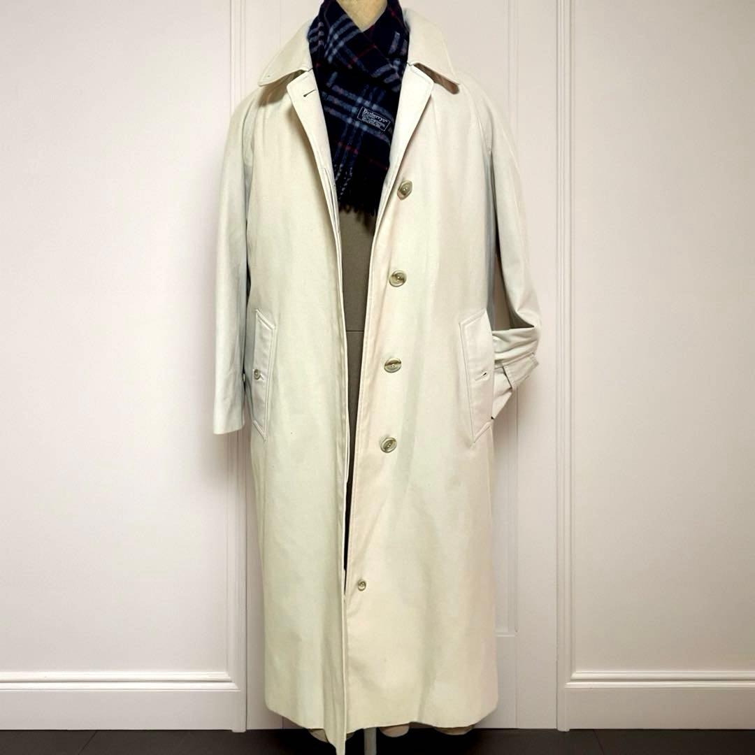 極美品✨バーバリー 90s ステンカラーコート ライナー付Sサイズ希少