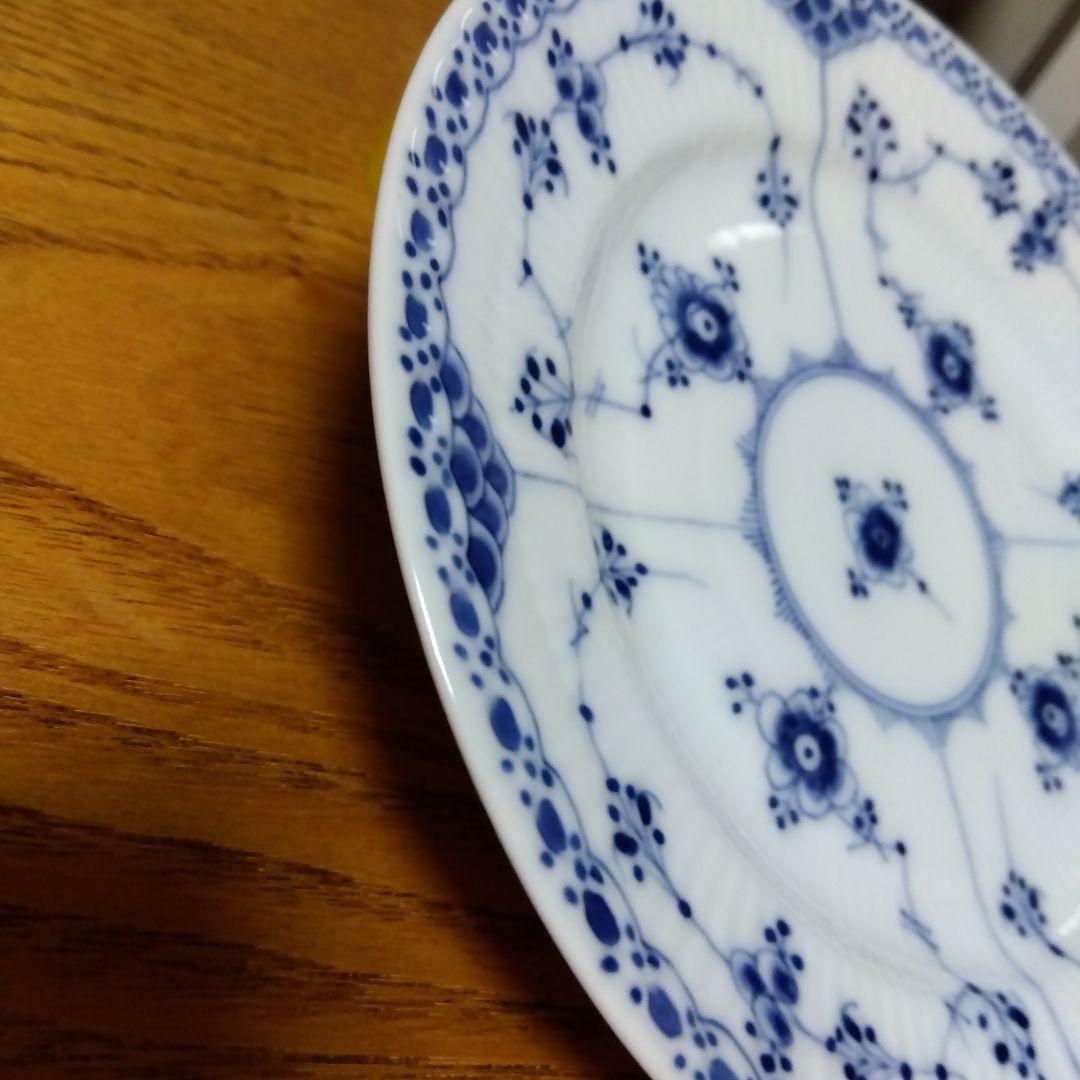 骨董品1889-1922年製；ロイヤルコペンハーゲン，ブルーフルーテッドハーフ