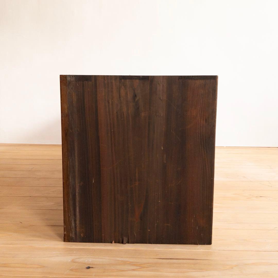 ローボード　棚　3段　木製　収納棚　古道具　古家具　ビンテージ　アンティーク