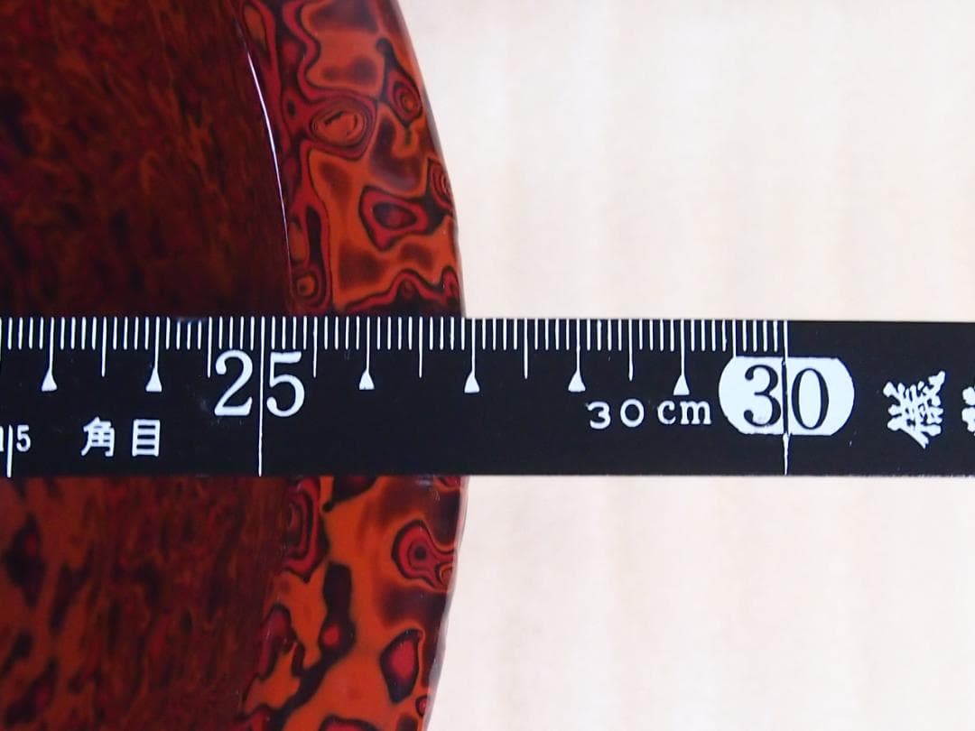 【未使用】津軽塗/若狭塗 味のある大鉢 こね鉢/菓子鉢/ボウル 漆器/調理器具