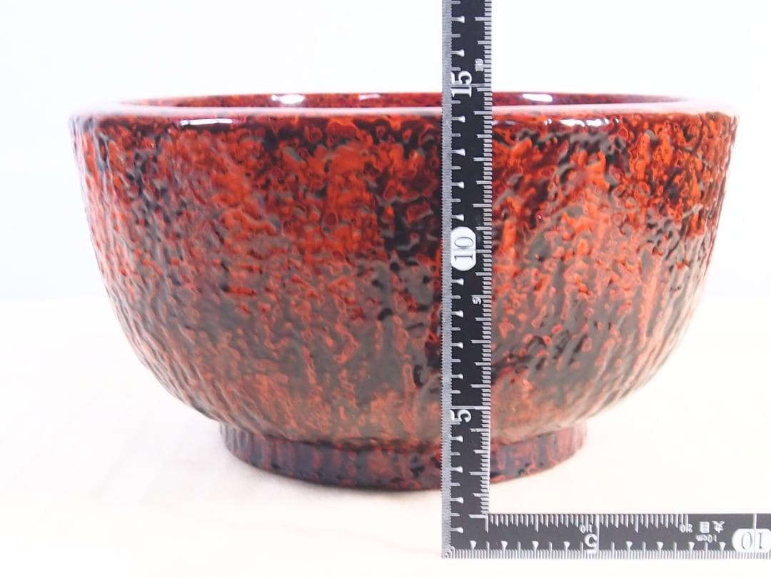 【未使用】津軽塗/若狭塗 味のある大鉢 こね鉢/菓子鉢/ボウル 漆器/調理器具