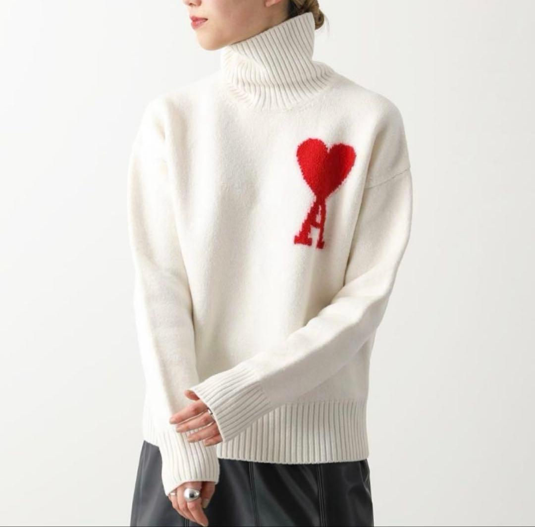 【新宿伊勢丹購入】AMI Paris アミパリス国内正規品ニット