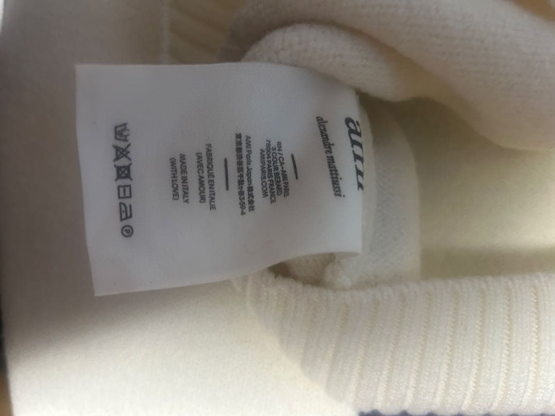 【新宿伊勢丹購入】AMI Paris アミパリス国内正規品ニット
