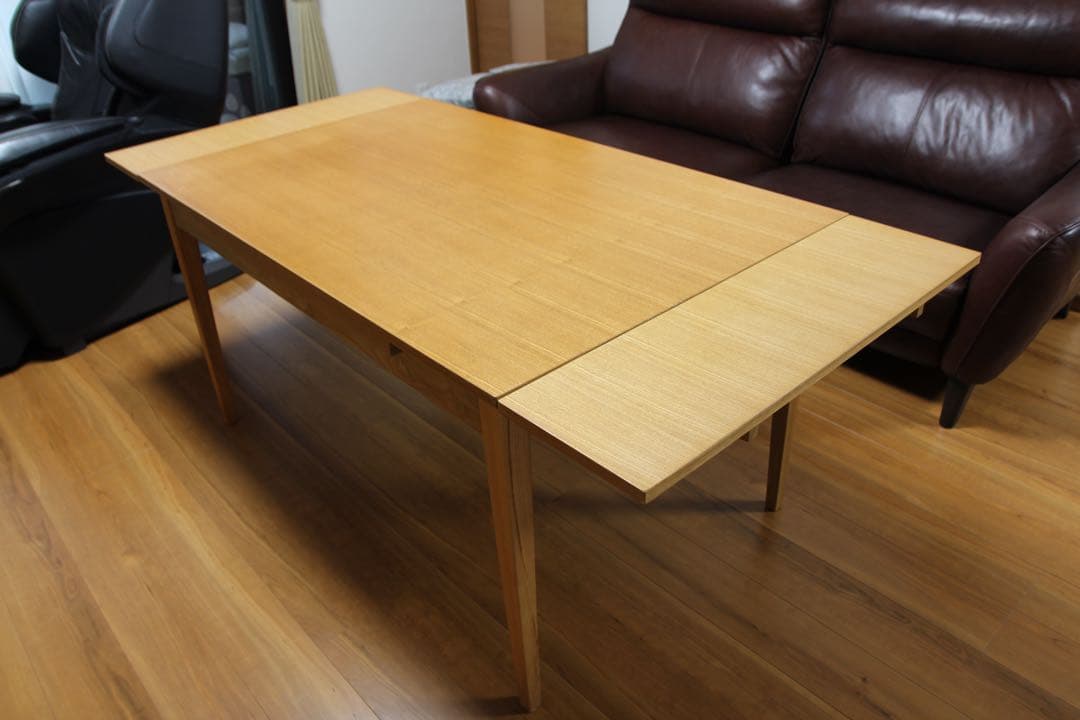 無印良品　木製 伸縮可能 ダイニングテーブル
