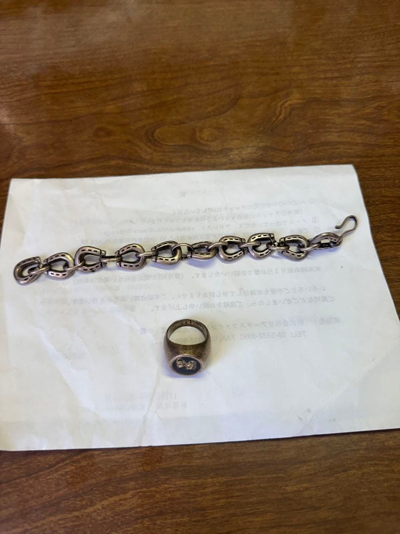 ドライボーンズ dry bones シルバー ブレスレット　指輪　セット