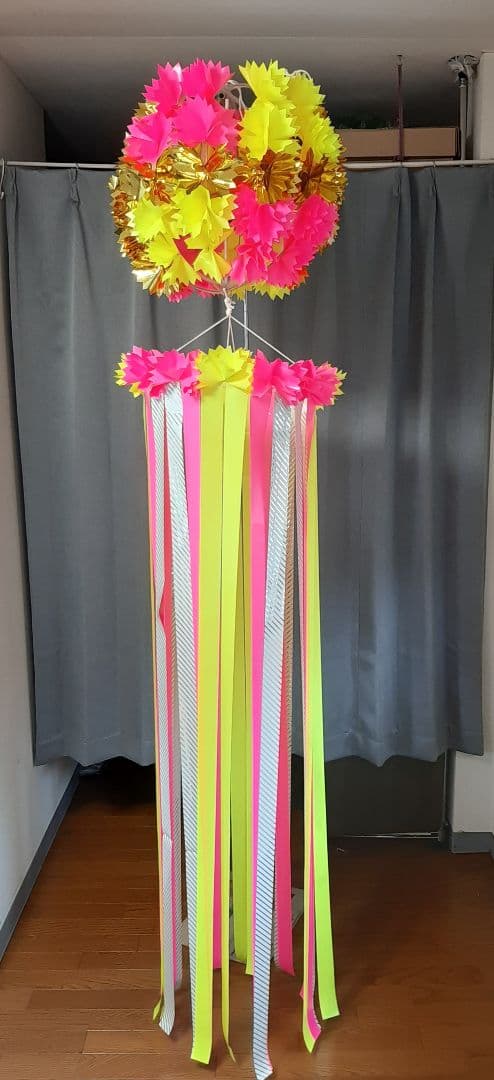 七夕　吹き流し(ピンク)