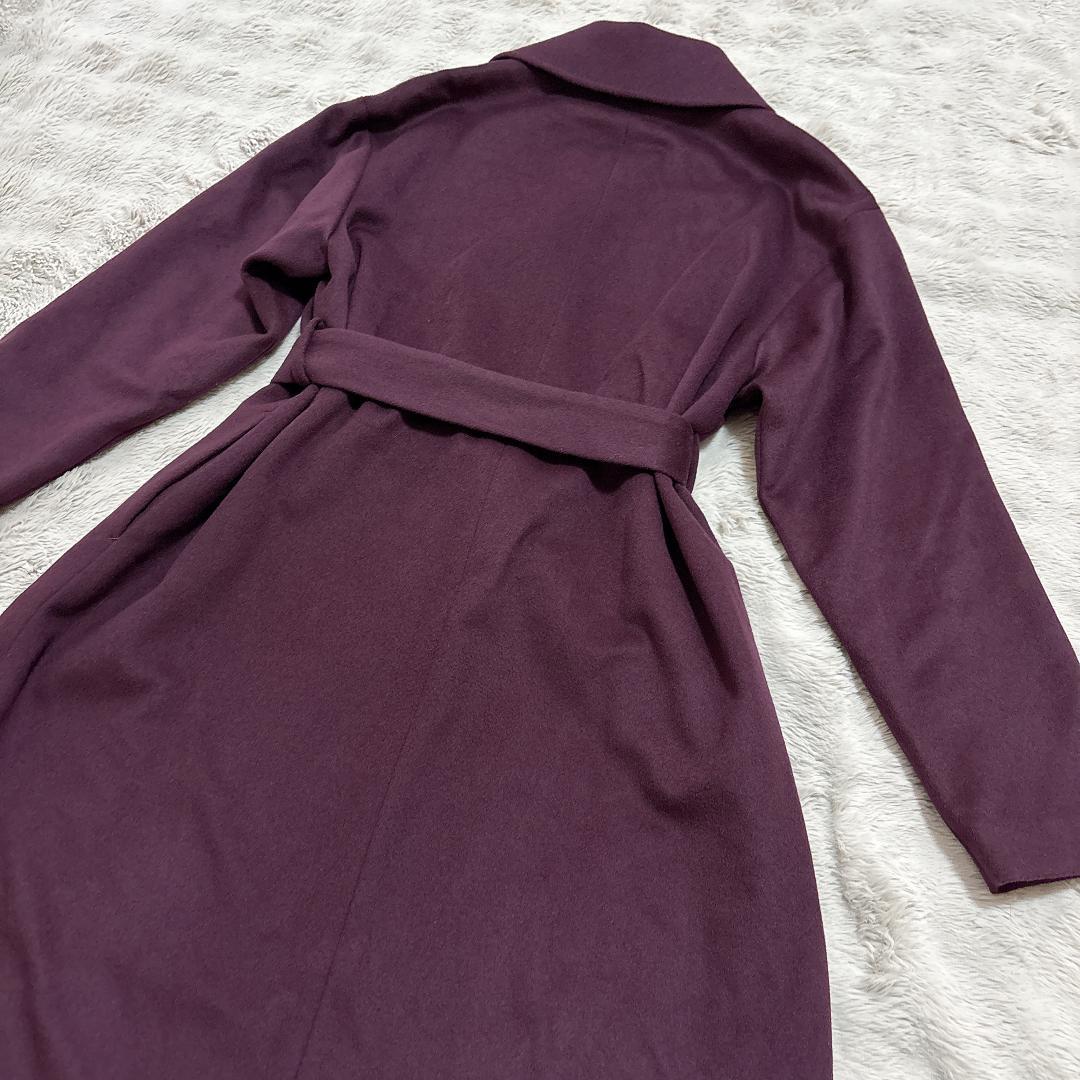 【極美品】B ability カシミヤ100% チェスターコート ワインレッド