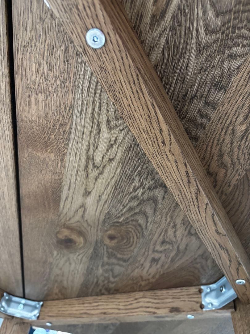 IKEA モールビロンガ 円形ダイニングテーブル オーク材 丸テーブル