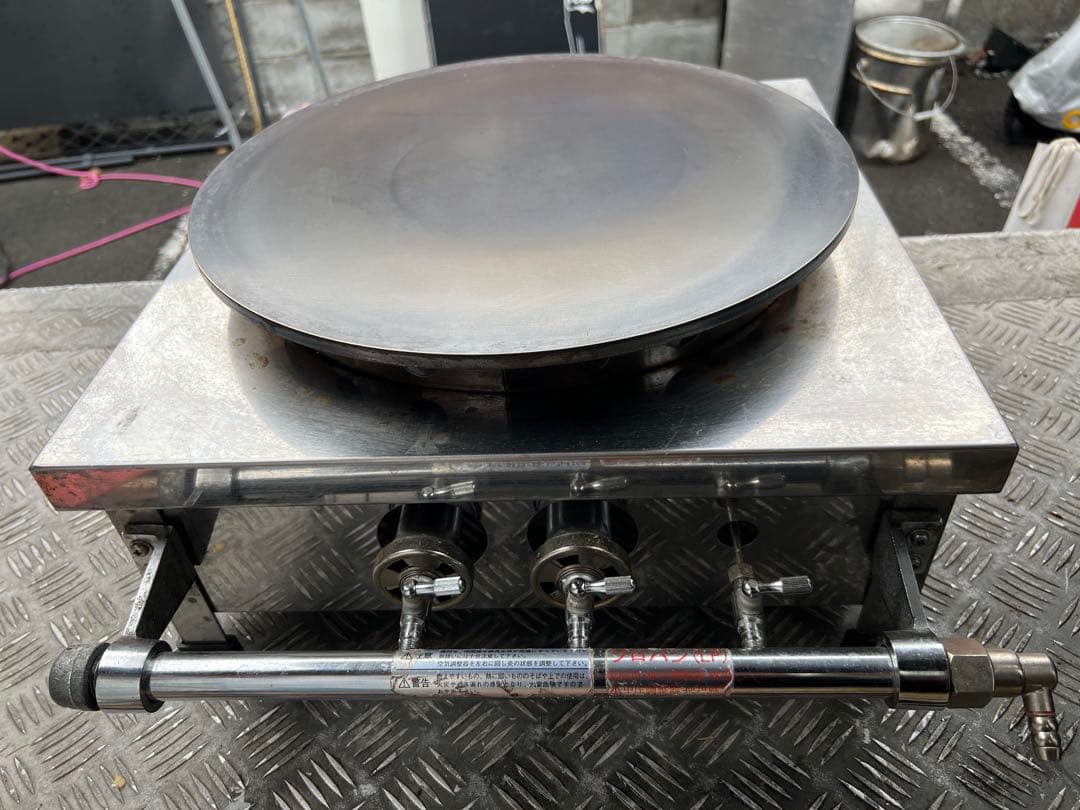 クレープ　プロパンガス　業務用　焼き台