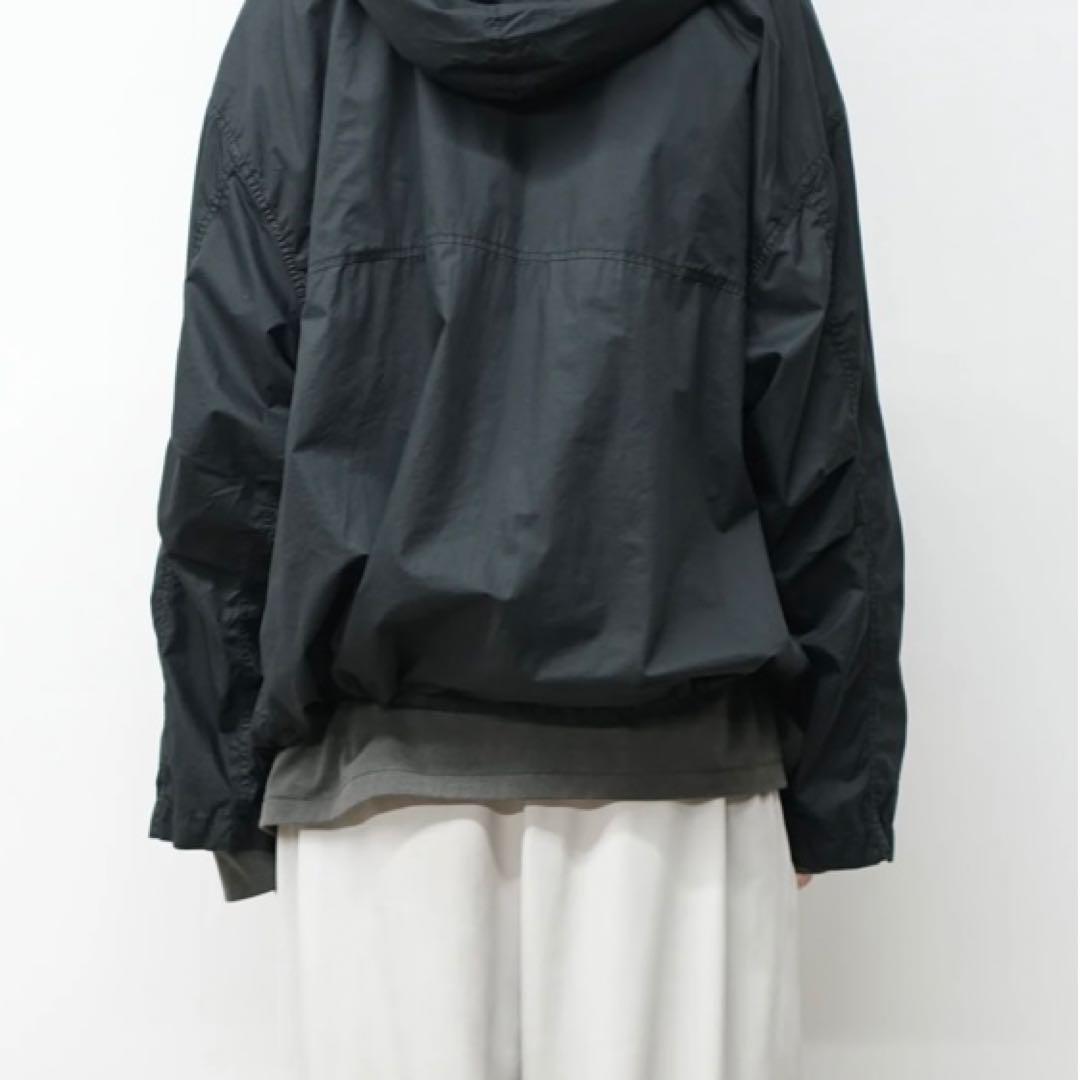 ANCELLM HOODED FIELD SHIRT JACKET 黒 1