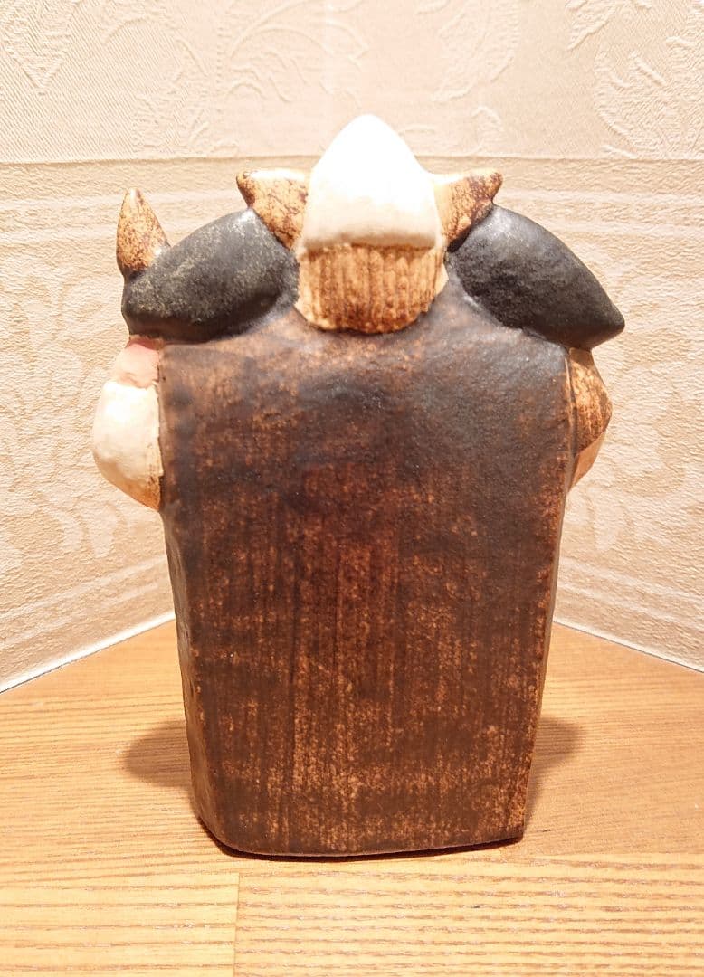 Lisa Larson リサラーソン バイキング ウィズ バード（ブラウン）