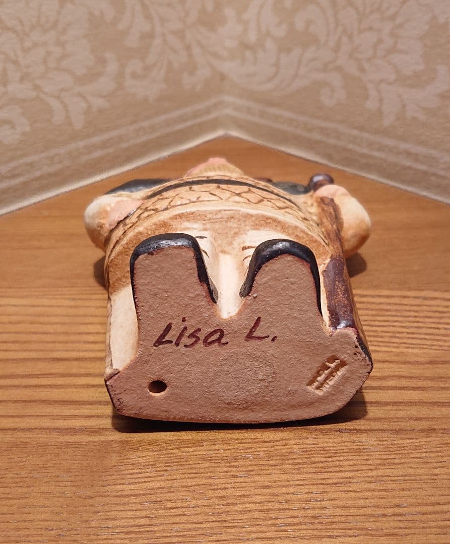 Lisa Larson リサラーソン バイキング ウィズ バード（ブラウン）