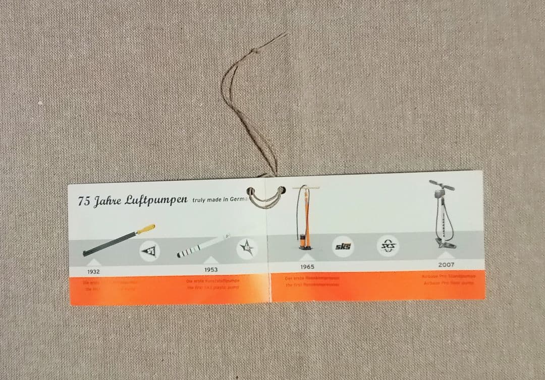 激レア新品　SKS　ドイツ製空気入れ　75周年記念モデル　プロショップ信頼の名品