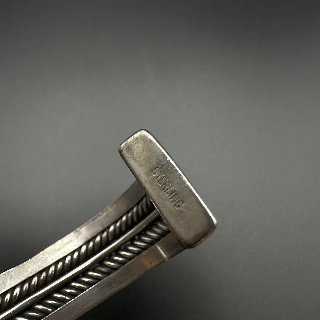 Steve arviso ヘヴィゲージ　ケーブルワイヤーバングル　ターコイズ