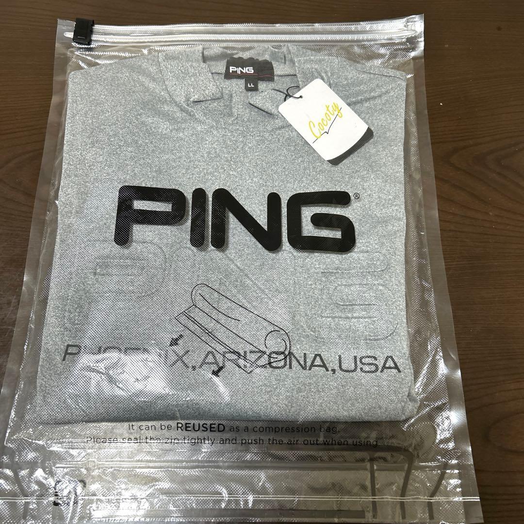 【新品】PING Cocoty 長袖シャツ　モックネック　LL 17,600円