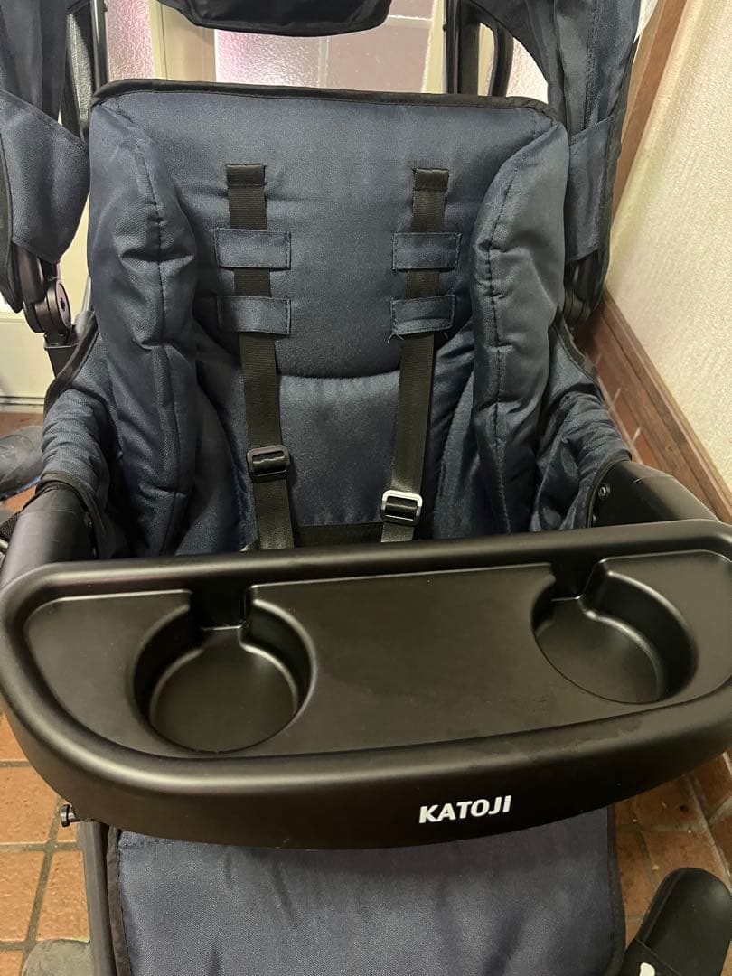 送料無料 KATOJI カトージ 二人乗りベビーカー 二人でゴー