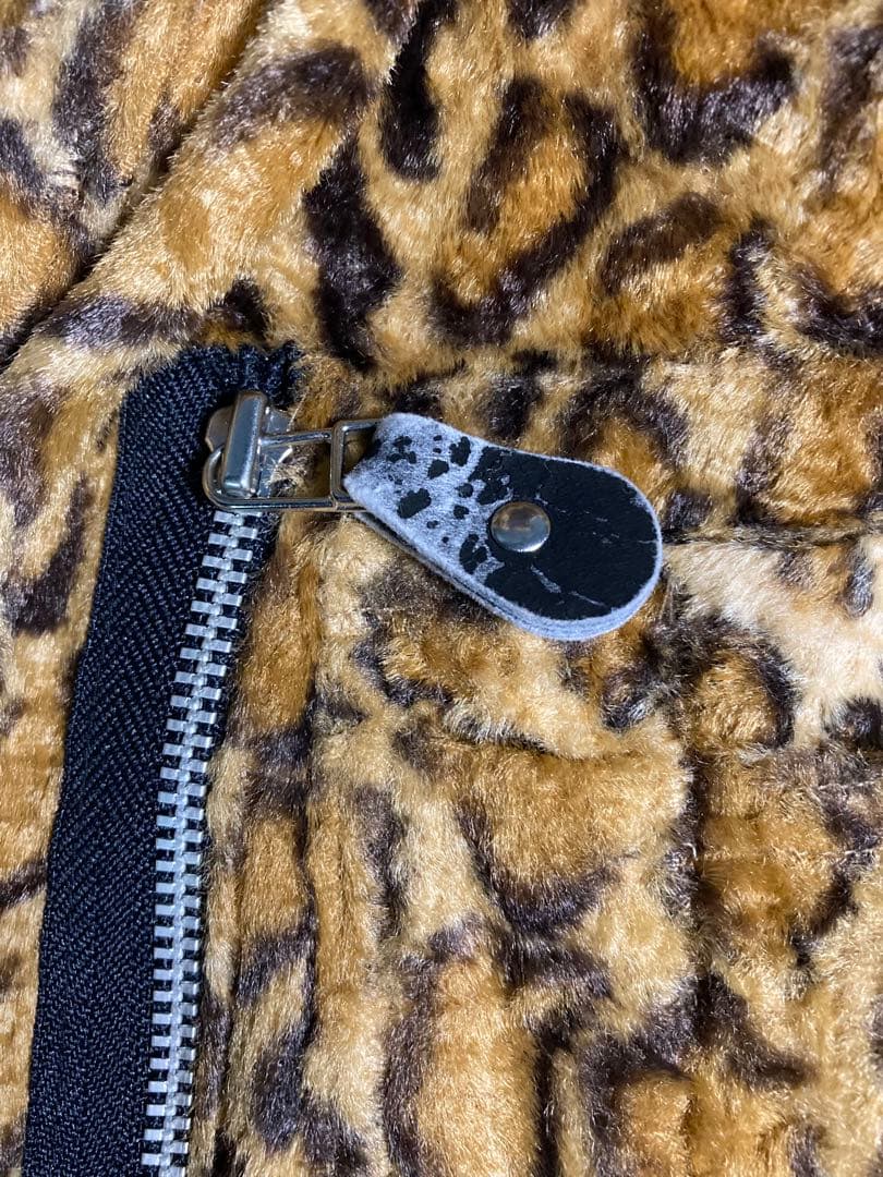 20471120 ヒョウ柄 半袖シャツ レオパード ロック パンク 衣装 M