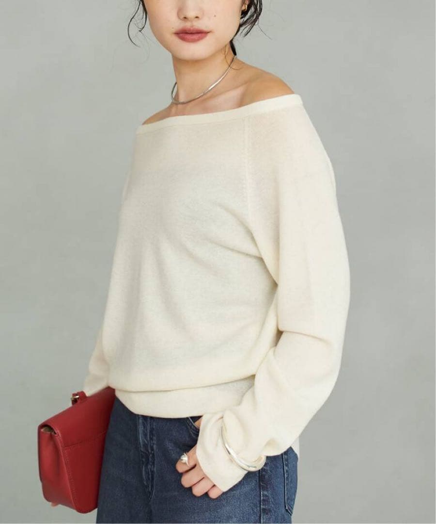 offshoulder slit knit /Plage プラージュ