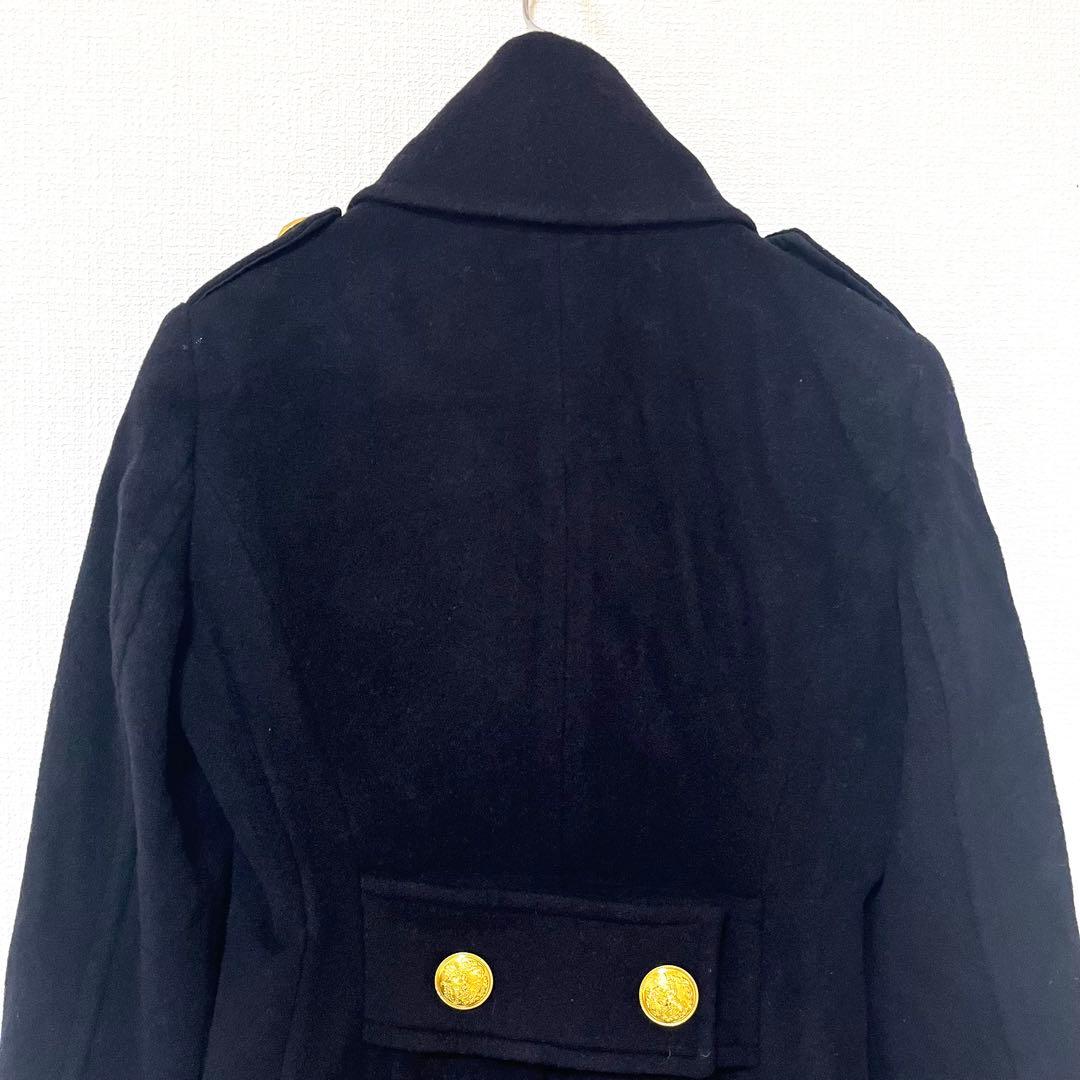 希少【SLY 】ベビドンコート 安室奈美恵ｐｖ着用　ロング丈コート　黒 Sサイズ